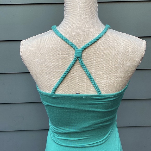 Sky brand sea foam embroidered racer back maxi dress - Picture 5 of 7